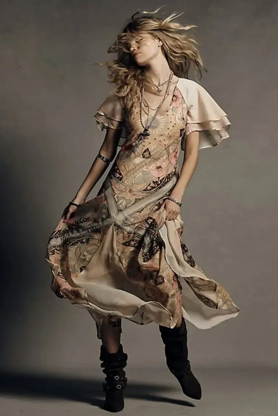 Free People Celestial nights maxi dress